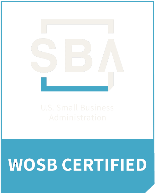 SBA WOSB Certified — Woman-Owned Small Business